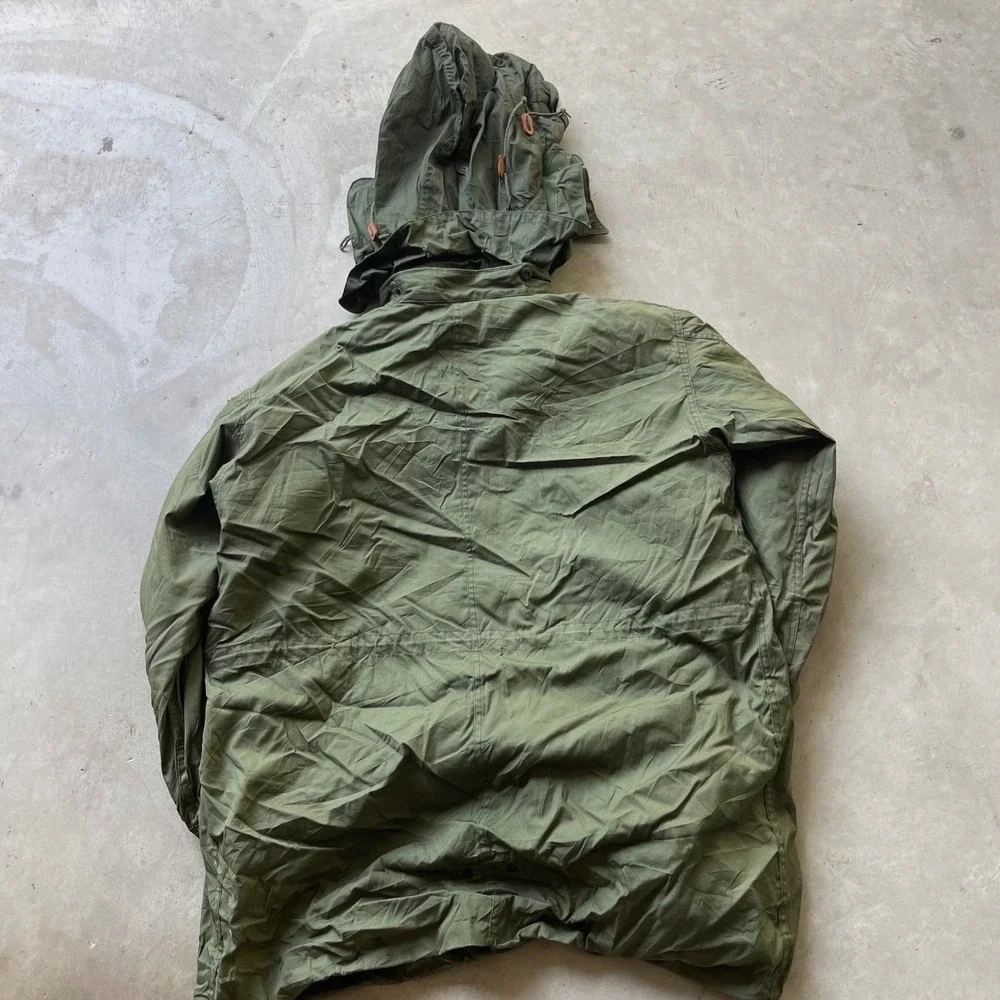 Vintage US Military M-65 Fishtail Parka With Liner & Hood Green Medium 1982